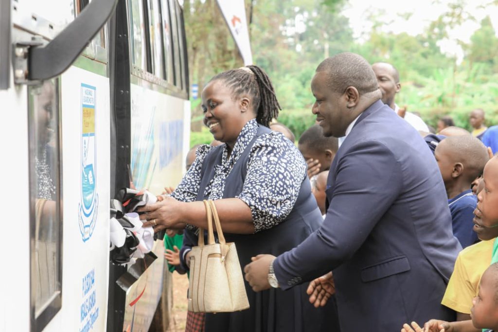 BOOSTING EDUCATION: Equity hands over bus to Nabumali Boarding School
