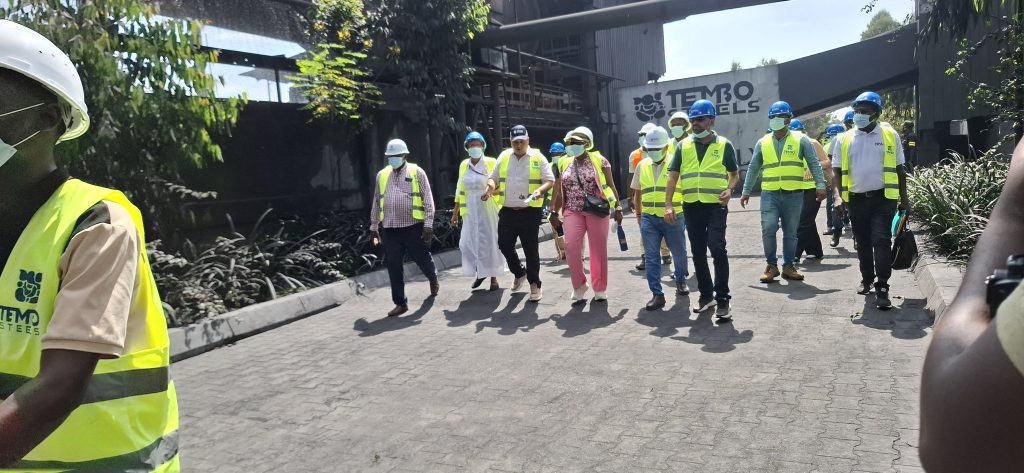 National Planning Authority Delegation Visits Tembo Steels , Impressed by Innovation