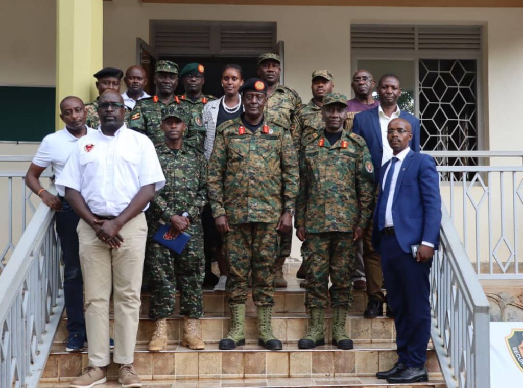 MD-NEC Lt Gen James Mugira Visits NEC Security Services Limited
