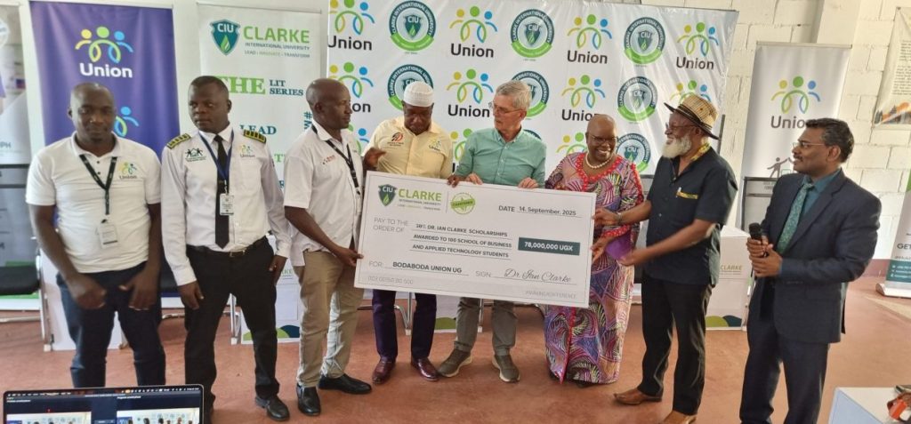 BodaBoda Riders Union Boosts Members with 100 Scholarships from Clarke International University 
